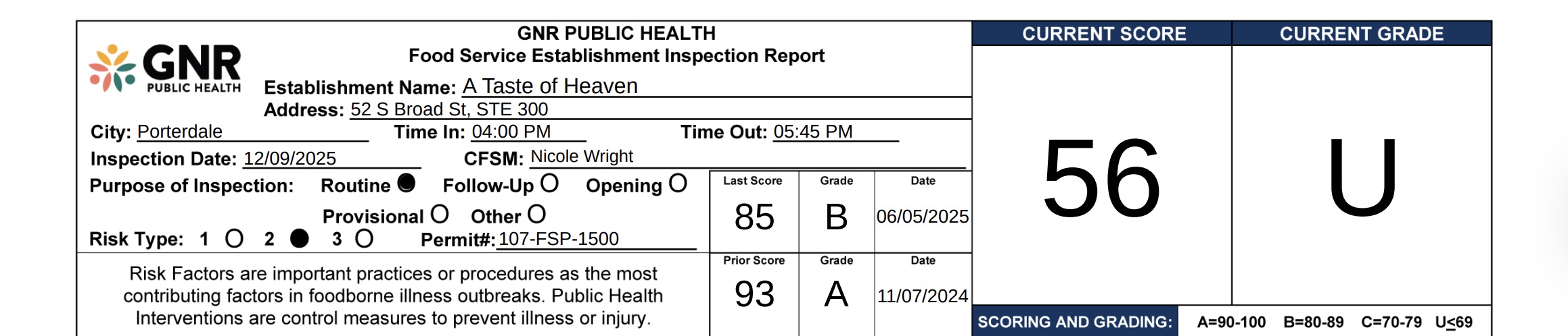 Raw chicken was being thawed at room temperature in the hand sink.